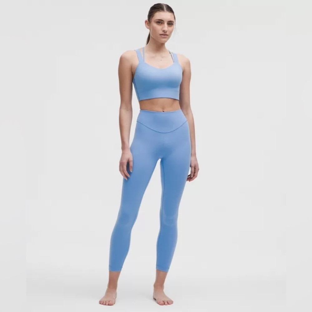 🆕💙 Lululemon Wunder Under SmoothCover HR Tight 25” - Pool Party